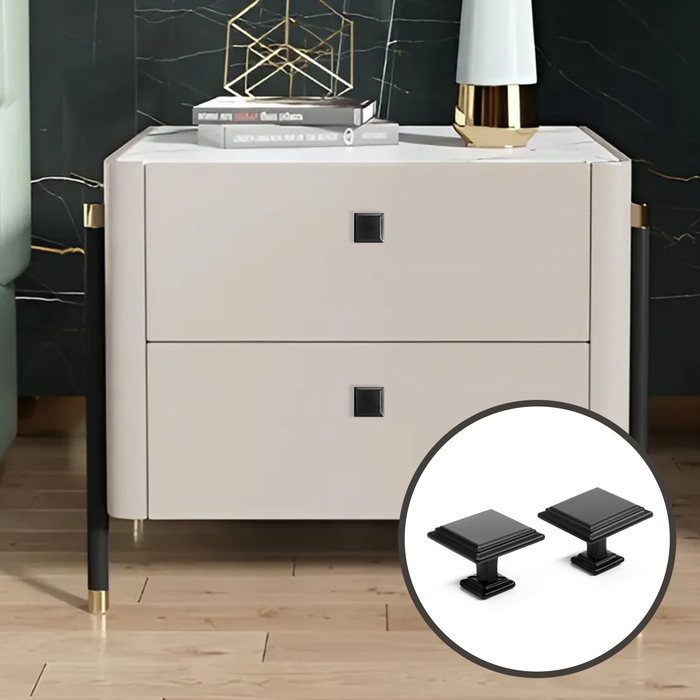 Ручка кнопка ТУНДРА РК119BL, черная, 8 шт TMP Ручка кнопка ТУНДРА РК119BL, черная, 8 шт TMP