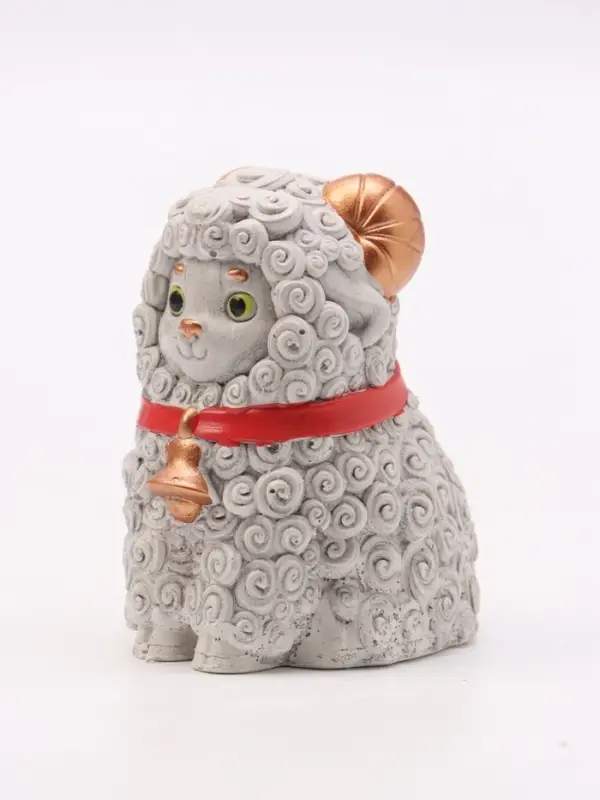 Фигурка декоративная &laquo;Барашек Крош, 7&times;5&times;6 см, серая