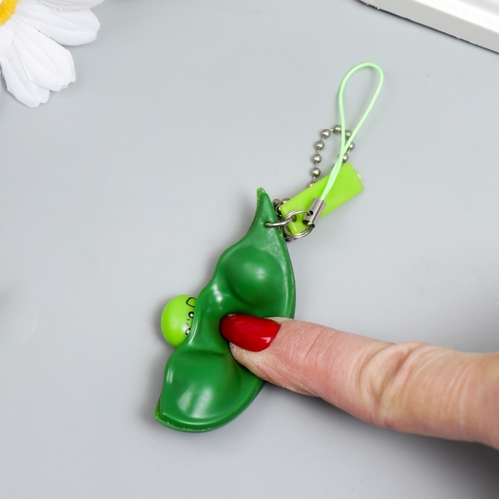 Брелок резина Брелок резина "Горошек" выдавливается 2х7 см