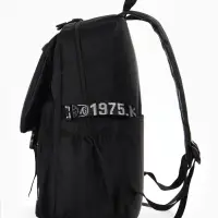 Рюкзак школьный, для мальчика, с рисунком, 1 отделение, 5 карманов, 31&times;14&times;45 см, чёрный