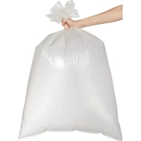 Мешки для мусора ПВД 200л 50мкм 10шт/рул прозрачные 90x130см Luscan