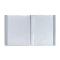 Папка с 100 вкладышами А4, 700 мкм, Calligrata, текстура &laquo;песок&raquo;, корешок 40 мм, серая