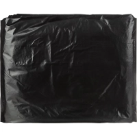 Мешки для мусора ПВД 160л 35 мкм 50шт/уп черный 90х110см