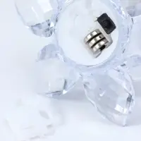 Светодиодная свеча LED - ночник RISALUX &laquo;В лотосе&raquo;, 3&times;LR1130, прозрачный, 10.5&times;10.5&times;4.5 см