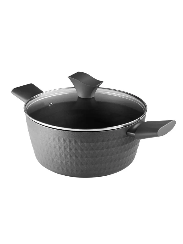 Кастрюля 2 литра Kontur-20C крышка индукция антипригарное Кастрюля 2 литра Kontur-20C крышка индукция антипригарное