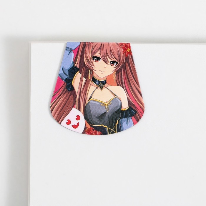 Закладки магнитные для книг, 3 шт «Аниме. Девочки»