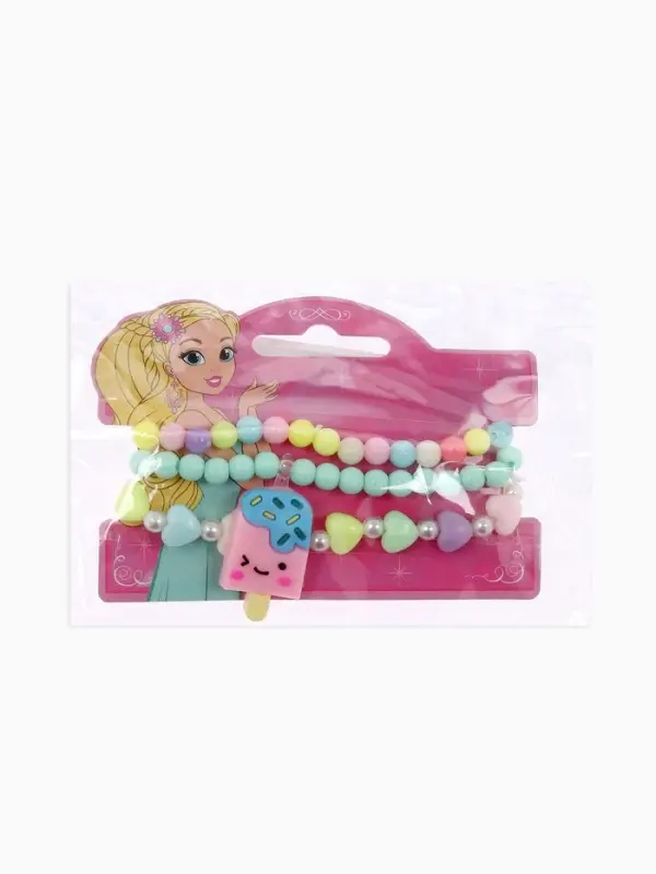 Набор детских браслетов &laquo;Выбражулька. Эскимо&raquo;, d=5 см, разноцветные