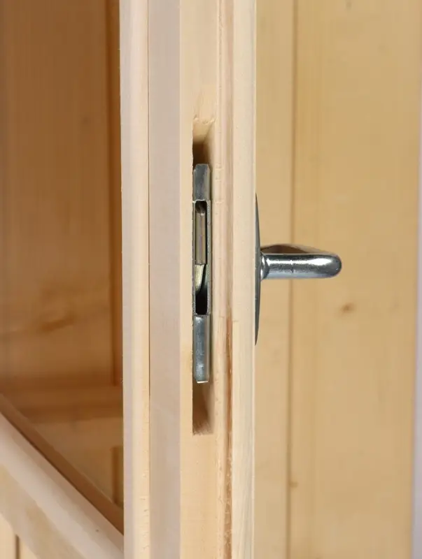 Окно деревянное для бани и сауны, 40&times;50 см, двойное стекло, тонированное