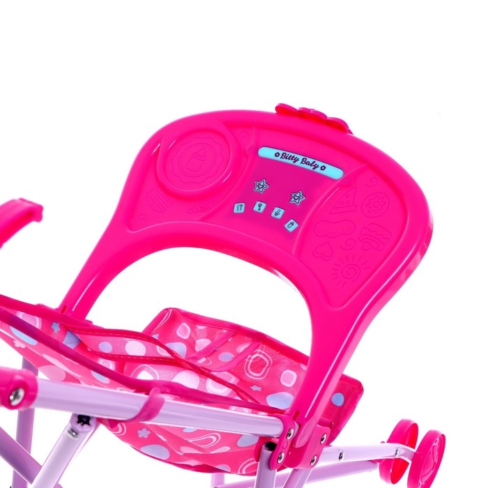 Коляска для кукол, металлический каркас, летняя Коляска для кукол, металлический каркас, летняя