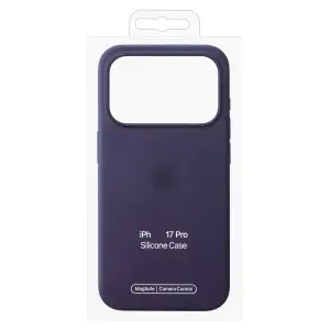 Чехол для iPhone 17 Pro Silicone Case 100% ORG (MagSafe + анимация NFC Clear) c LOGO Purple Fog