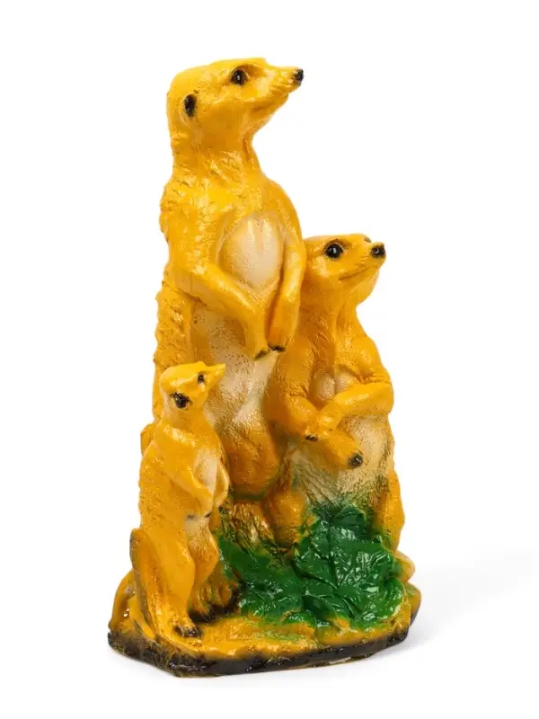 Садовая фигура из гипса &laquo;Сурикаты&raquo;, 36.5&times;14&times;22 см