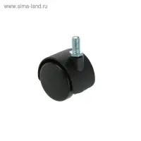 Колесо мебельное, d=40 мм, с футоркой M8&times;15 мм, без тормоза