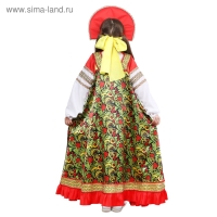 Русский народный костюм «Рябинушка» для девочки, р. 36, рост 134-140 см