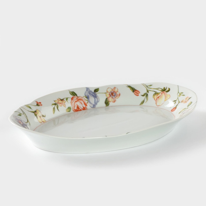 Блюдо фарфоровое «Тиффани», 330 мл Блюдо фарфоровое «Тиффани», 330 мл