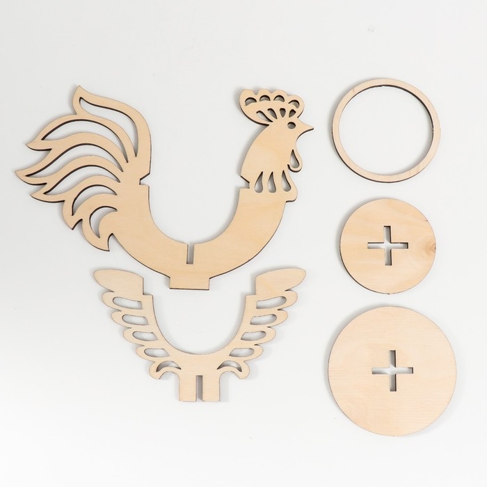 Подставка Пасхальная  Подставка Пасхальная "Петушок" 14,5х10,3х10 см (набор 5 деталей)