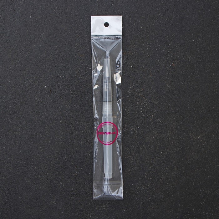 Кисть кондитерская для декорирования «Клякса», 15,5×1 см, цвет прозрачный Кисть кондитерская для декорирования «Клякса», 15,5×1 см, цвет прозрачный