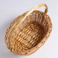 Набор корзин плетёных, 3 шт., 48&times;38&times;14&times;40/40&times;30&times;12&times;35/32&times;24&times;11&times;30 см, ива