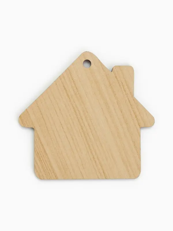 Ёлочная игрушка деревянная &laquo;Новый год: домик&raquo;, набор 10 шт.