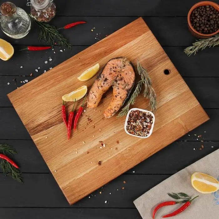 Доска разделочная Magistro, 40&times;30&times;1.2 см, дерево дуб