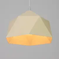 Светильник Edward, 1&times;40 Вт, Е27, 25&times;21.5&times;18 см, сливочный