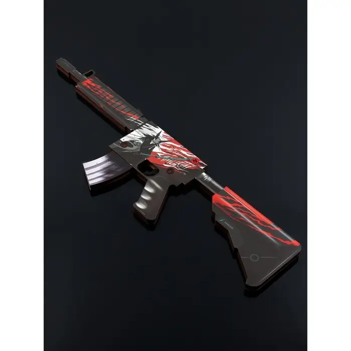 Сувенирный деревянный автомат М4А4 «Самурай», ВБ, 68 см Сувенирный деревянный автомат М4А4 «Самурай», ВБ, 68 см