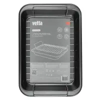 VETTA Противень глубокий с решеткой "Ростер" 37x25x5см SL-2055