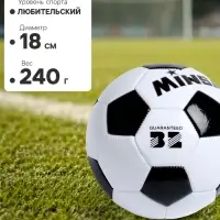 Футбольный мяч MINSA, машинная сшивка, 32 панели, р. 3, TPU