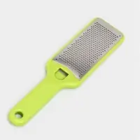 Тёрка для сыра с ручкой Доляна Brighty, 28.2&times;6.9&times;1.2 см, 301 сталь, мелкая сетка, салатовая
