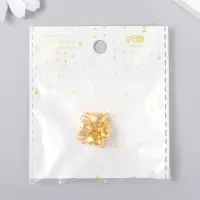 Фурнитура для бижутерии и украшений, замок магнитный &laquo;Арт Узор. Сердечко&raquo;, 2 шт., металл, золото, 1.2&times;1.2 см