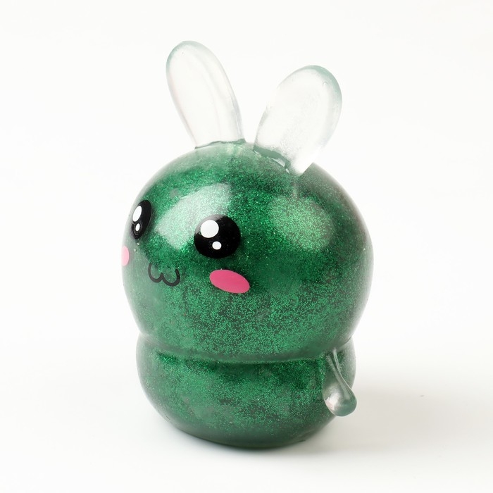 Мялка «Зайка» с блёстками, цвета МИКС Мялка «Зайка» с блёстками, цвета МИКС