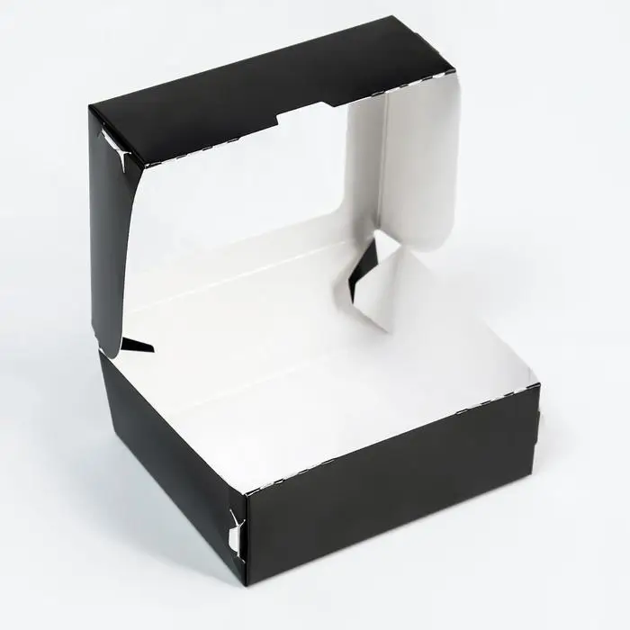 Контейнер на вынос, чёрный, 10×8×3.5 см