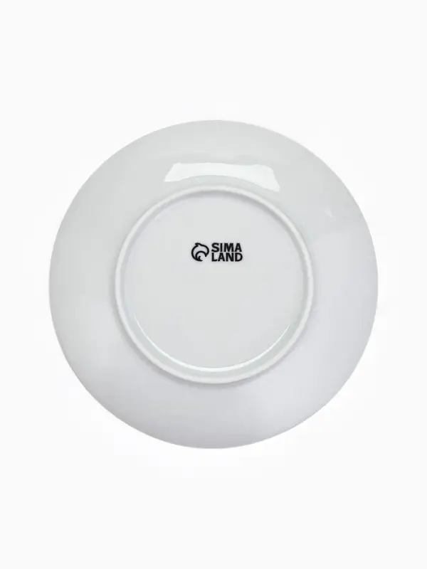 Тарелка плоская керамическая &laquo;Больше кушай&raquo;, d=20 см