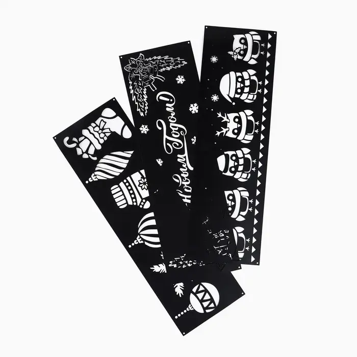 Набор трафаретов для выпечки «Новогоднее настроение», 32×10 см Набор трафаретов для выпечки «Новогоднее настроение», 32×10 см