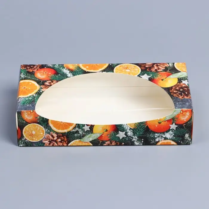 Коробка складная «Мандарины», 20 x 10 x 5 см Коробка складная «Мандарины», 20 x 10 x 5 см