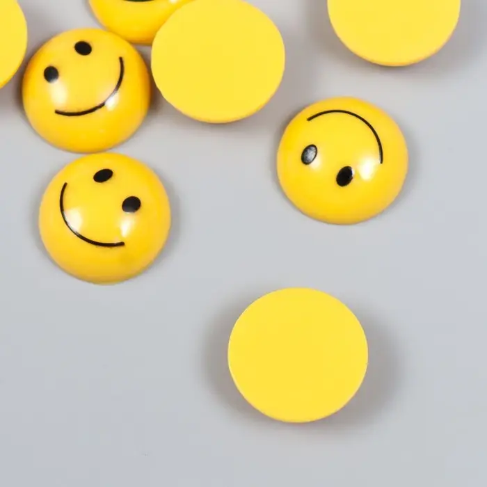 Декор для творчества пластик Декор для творчества пластик "Смайл" 0,9х2,3х2,3 см