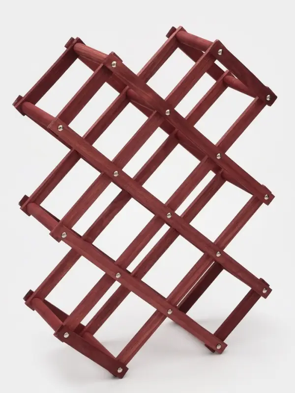 Подставка для бутылок Доляна &laquo;Бордо&raquo;, коричневая