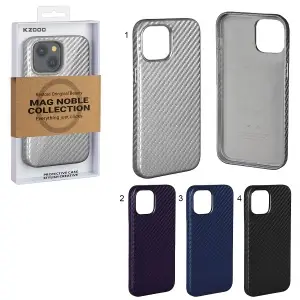 Чехол для iPhone 15 Mag Noble Collection Carbon K-DOO