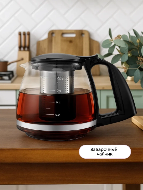 Чайный набор КТ-6689 чайник - 1.8 л Чайный набор КТ-6689 чайник - 1.8 л