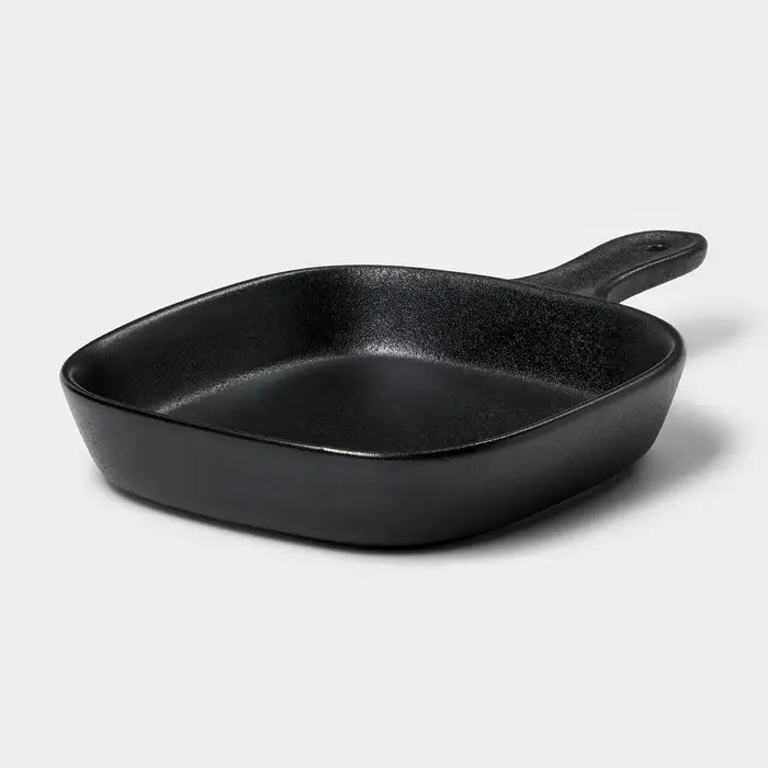 Блюдо для подачи Magistro Carbon, 28&times;19&times;4 см, фарфор, чёрное