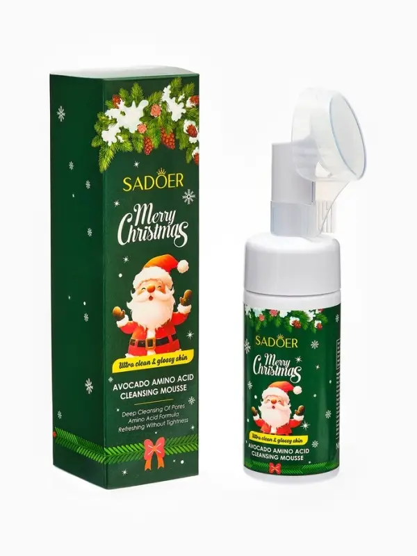 Новогодняя Пенка для умывания Sadoer, Авокадо, 120 мл Новогодняя Пенка для умывания Sadoer, Авокадо, 120 мл