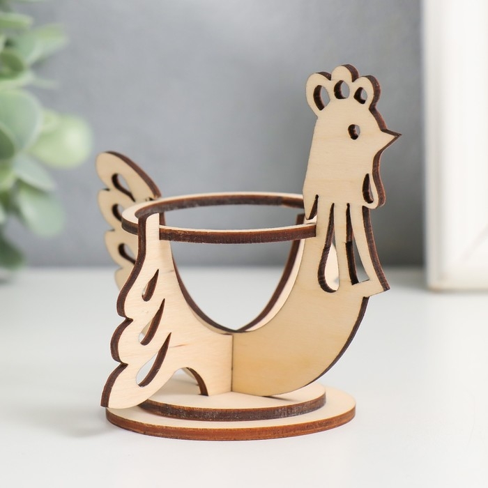 Подставка Пасхальная  Подставка Пасхальная "Курочка" 9,5х8,5х8,3 см (набор 5 деталей)