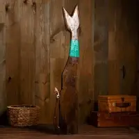 Сувенир дерево "Кошка с пятнистыми ушками" 8х23х100 см