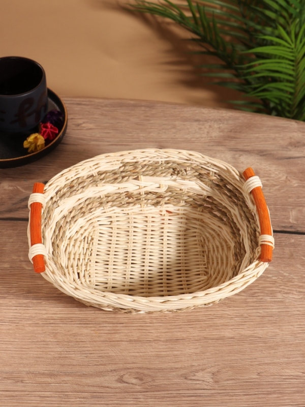 Корзина плетеная 25x19x9 см, ротанг