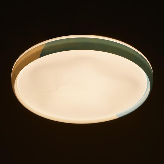 Светильник с ПДУ 670020N LED 72Вт 3 режима 3000-6000К диммер белый-синий 50х50х8 см