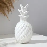 Копилка для денег &laquo;Ананас&raquo;, гипс, белый, 25&times;12&times;12 см