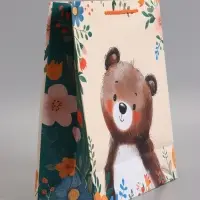 Пакет подарочный "Мишка" ламинированный 26 х 12 х 32 см