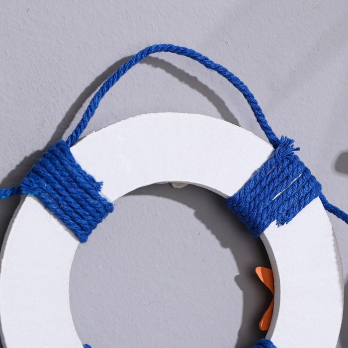 Интерьерный сувенир Интерьерный сувенир "Спасательный круг" с термометром 10*10см