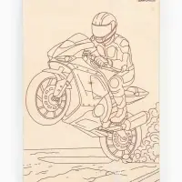 Заготовки для творчества. Доски для выжигания "Машинное моделирование" Т1002