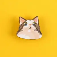 Значок деревянный &laquo;Котяо&raquo;, серия мемы 3,2 х 2,9