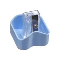 Точилка ErichKrause Wave Mini Pastel Bloom, с контейнером, МИКС